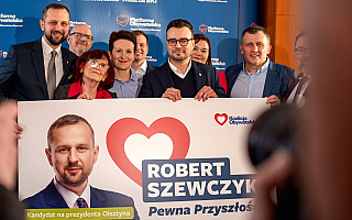 Kandydat KO na prezydenta Olsztyna przedstawił hasło wyborcze